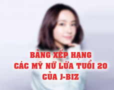 Bảng xếp hạng các mỹ nữ lứa tuổi 20 của J-biz