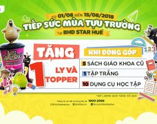 Rạp chiếu phim BHD Star Huế tiếp sức mùa tựu trường