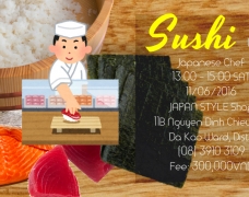 Thích thú với lớp học làm sushi 