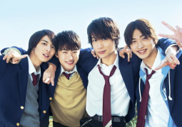 Live-action Nijiiro Days công bố hình ảnh đồng phục và đoạn clip ngắn về bốn nhân vật chính