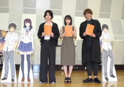 Suda Masaki và Hirose Suzu tham dự buổi họp báo phim hoạt hình Uchiage Hanabi, Shita kara Miruka?