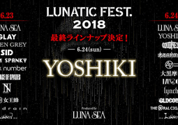 YOSHIKI thông báo biểu diễn solo tại LUNATIC FEST 2018